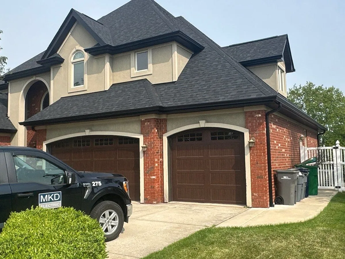 The Regas' Orland Park home after a new roof, siding, gutters, and more