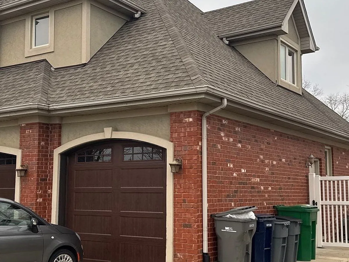 The Regas' Orland Park home before its full exterior project