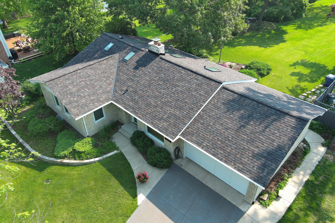 Residential shingle roof installation in Tinley Park IL
