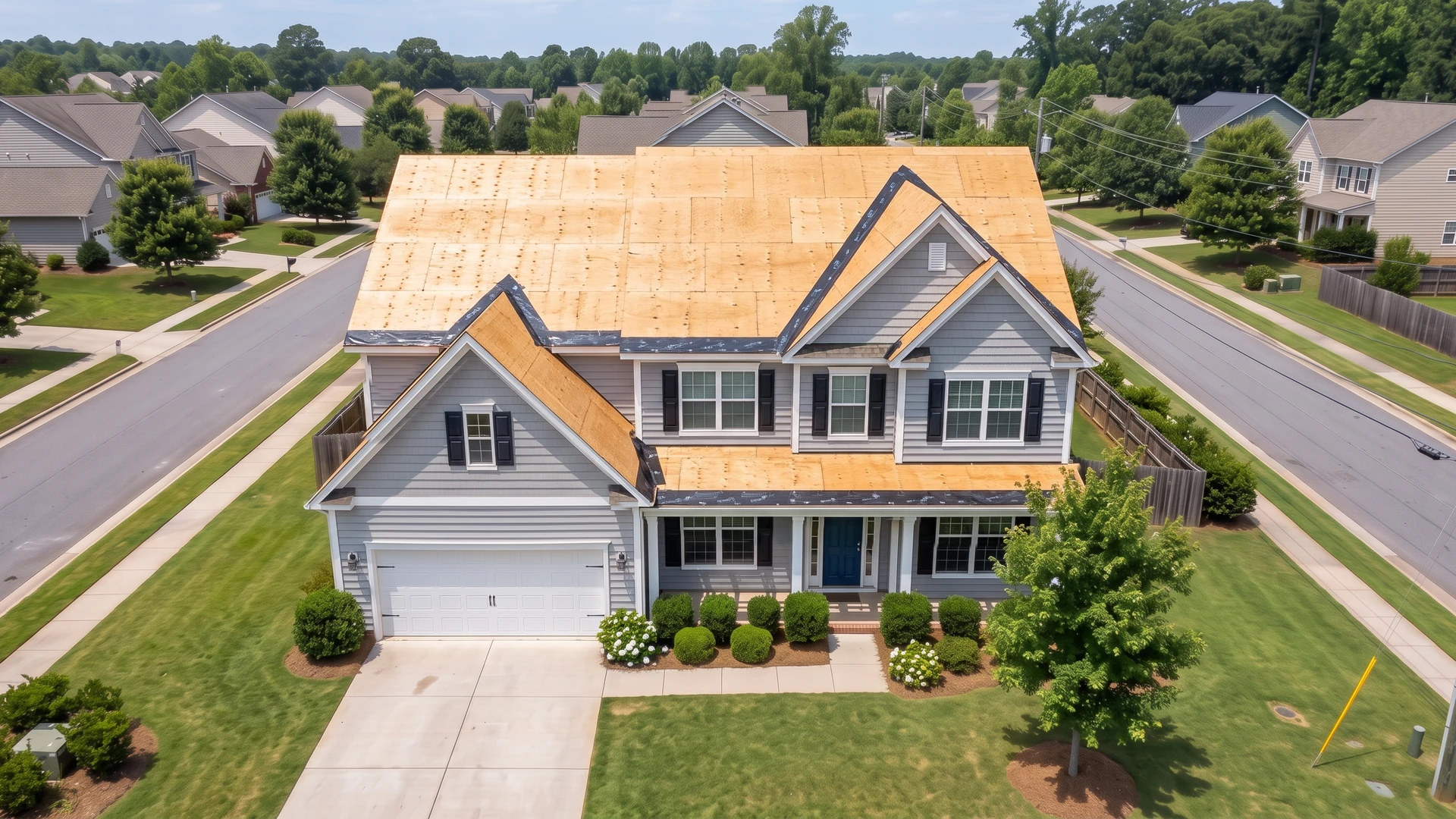 Same home with ice and water shield membrane along the eaves and valleys